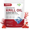Antarctic Krill Oil 2000mg Softgels with Omega-3s EPA, DHA, Astaxanthin