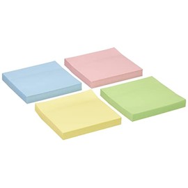 Nakabayashi FSP7575-10A Sticky Notes Package 3.0 inches (75 mm) Wide 10 Pack Assorted