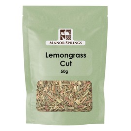Dried Lemongrass Cut 50g by Manor Springs
