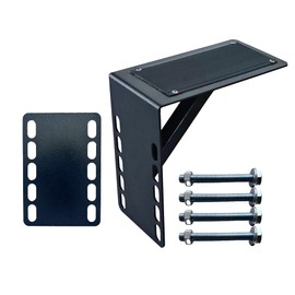 Olamochi Trailer Step Boat Yacht Trailer Step Carbon Steel Step with Non-Slip Rubber Pad