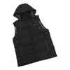 Heated Hooded Vest Fast Warmer Up Jacket 7 Areas Carbon
