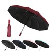 EEPLUYTY Umbrella, Automatic, Pocket, Open-Close, 10 Ribs, Stormproof, UV Protection,