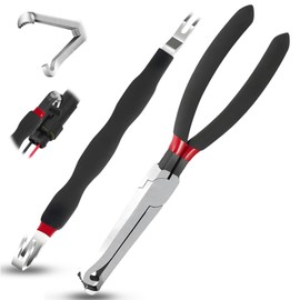 SecureElastic Electrical Disconnect Pliers 37960, Electrical Connector Separator 13120, 8in Automotive Tools Electrical Connector Pliers, Automotive Tools for Push Tab Style Plugs (2-Piece Set)
