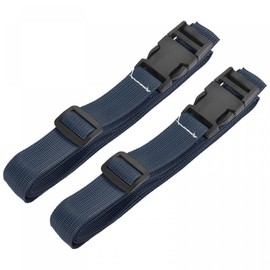 sourcing map Luggage Straps, 1.5m Length Adjustable Suitcase Belts with Quick Release Buckle for Backpack Travel Accessory, Navy Blue Pack of 2