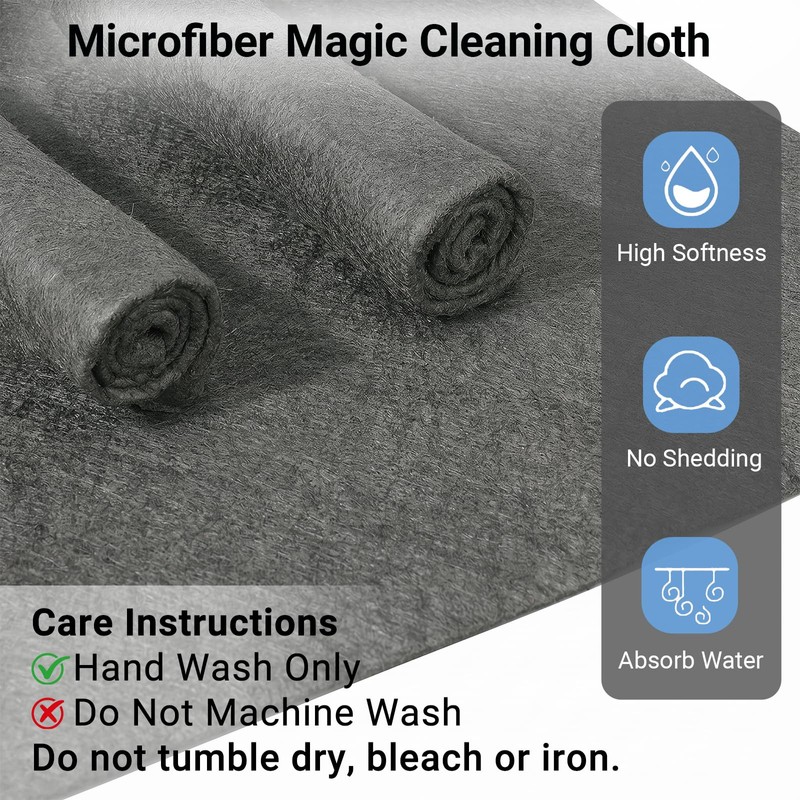 Thickened Magic Cleaning Cloth, 7 Pack Multi-Size