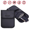 Wisdompro Faraday Bag for Key Fob, 2 Pack WP4697 RFID