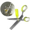 Shredder Scissors, Shredder Scissors, Stainless Steel, 5 Blades, Abrasion Resistant,
