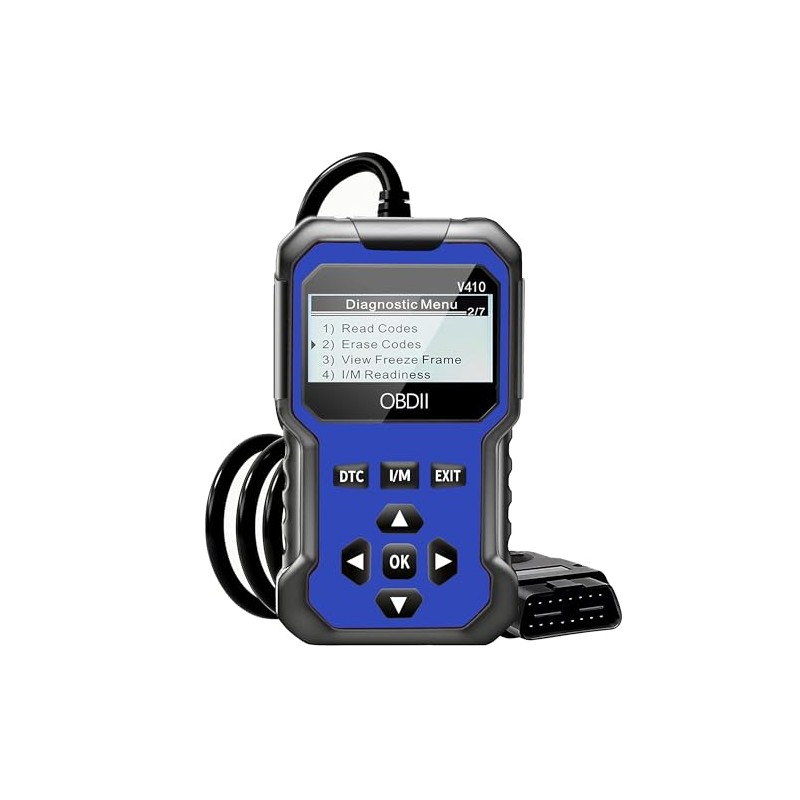410blue-OBD2 Scanner Diagnostic Tool - Quickly Erase Engine Light Fault