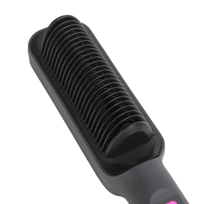 Hair Straightener Brush 3D Teeth Multi Temp Modes PTC Uniform