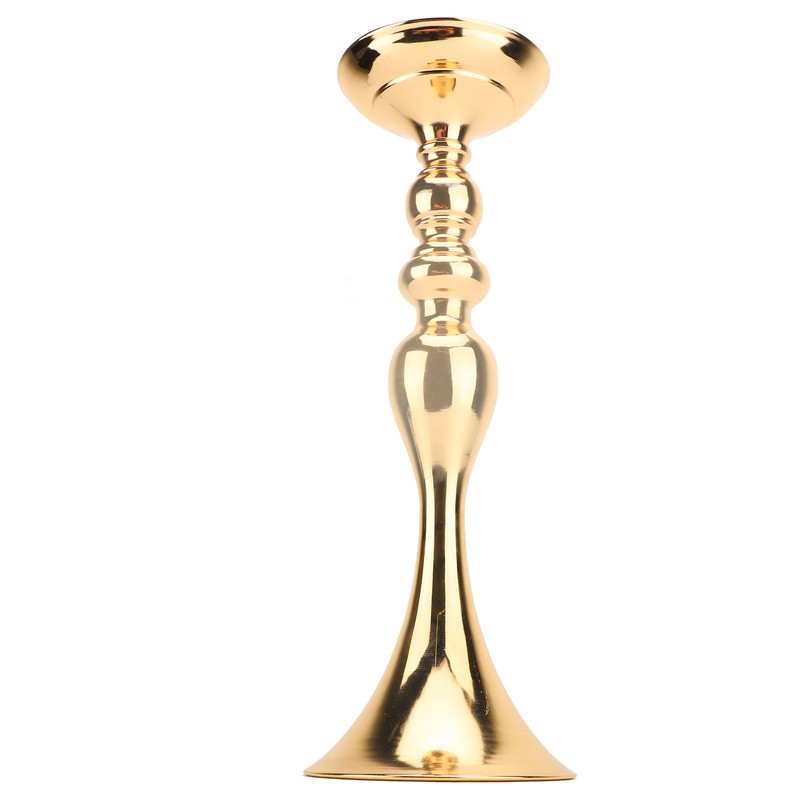2 Pcs Wedding Flower Stand Exquisite Metal Candle Holder Wedding