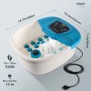 FIAHNG CINERY Foot Spa Bath Massager with Heat Bubbles Vibration