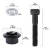 TOMALL Front Fork Fixing Screw Kit Scooter Screw Assembly Accessories