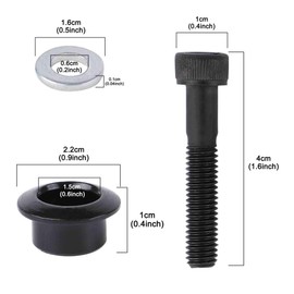 TOMALL Front Fork Fixing Screw Kit Scooter Screw Assembly Accessories Suitable for Xiaomi Mijia M365 Electric Scooter