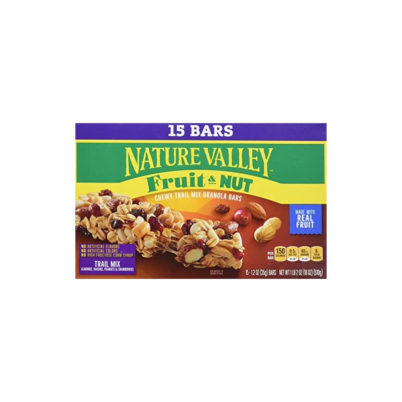 Nature Valley Granola Bars, Fruit & Nut, Chewy Trail Mix