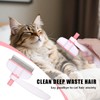 BOXOB Flea Comb for Cats, 360 Degree Rotatable Cat Shedding