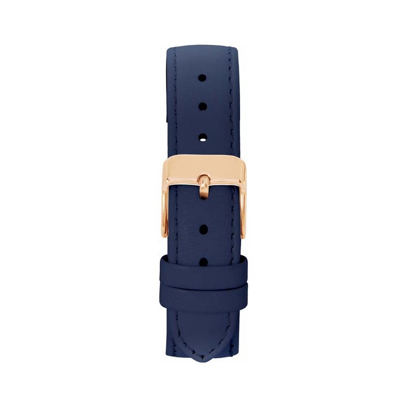 Toff London Ladies Navy Leather Watch Strap, Quick Release with