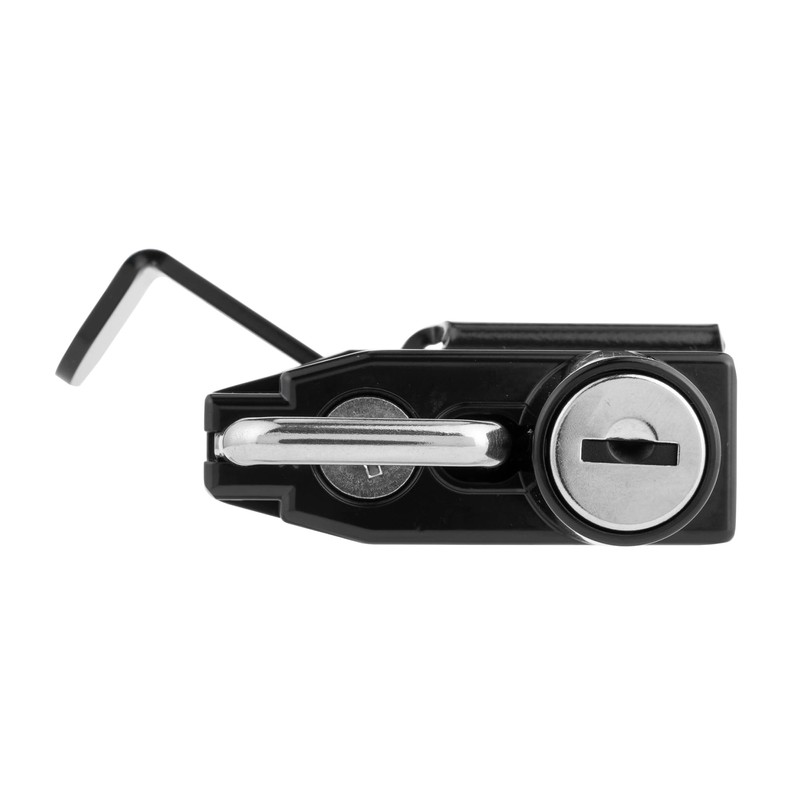 Kijima HTR-05012 Motorcycle Helmet Lock, Steel, Black, Triumph Speed 400/Scrambler