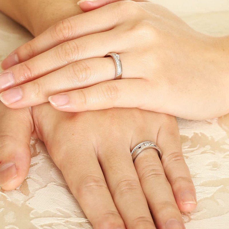 Devalier SV925 Pair Set, Ring, Popular, Couples, March Birthday Gift,