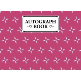 Autograph Book: Rectangle Cover | Autograph Book for Adults & Kids, 150 Blank Pages, Starlight Design, Keepsake, Size 8.25" x 6" By Rose Wagner