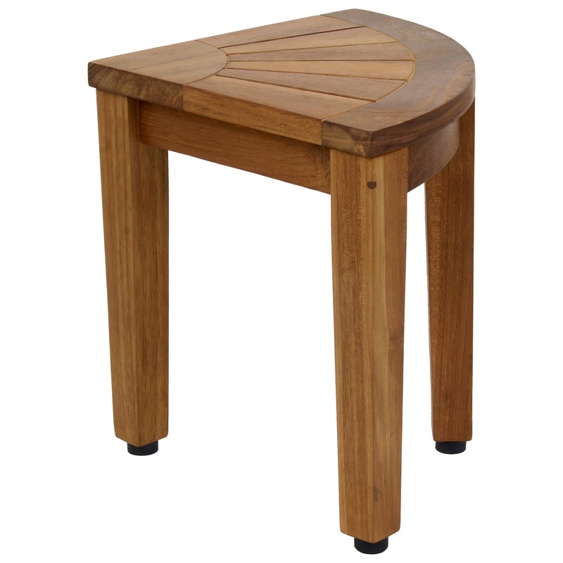 AquaTeak 12" Kai OptiAREA Corner Teak Shaving & Washing Foot