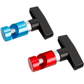 Treki Lift Support Clamp, Hood Prop Tool Struts Holder 2 Pcs Car Hood Lift Support Clip for Tailgates Retaining Holder Tools (Red & Blue)