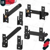 KOTARBAU® Set of 2 Shutter Throws, Window Shutters, Double Gate