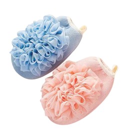 SHOWERORO 2pcs Body Scrub Gloves Dual-Sided Exfoliating Mitts for Dead Skin Removal Reusable and Comfortable Shower Gloves for Home Hotel and Spa Use for Back Legs and Arms