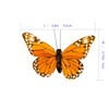 YCHTEWY Monarch Butterfly Decor Feather Butterfly Decorations Set of 12