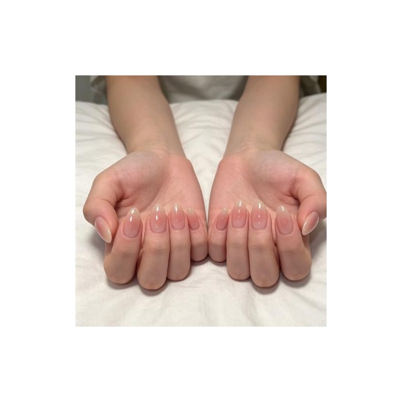 48 Piezas Uñas Press On,Uñas Postizas De Cortas Largas De