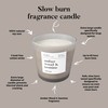 Hidden Label Large Scented Candle, Amber Wood & Jasmine, 30oz