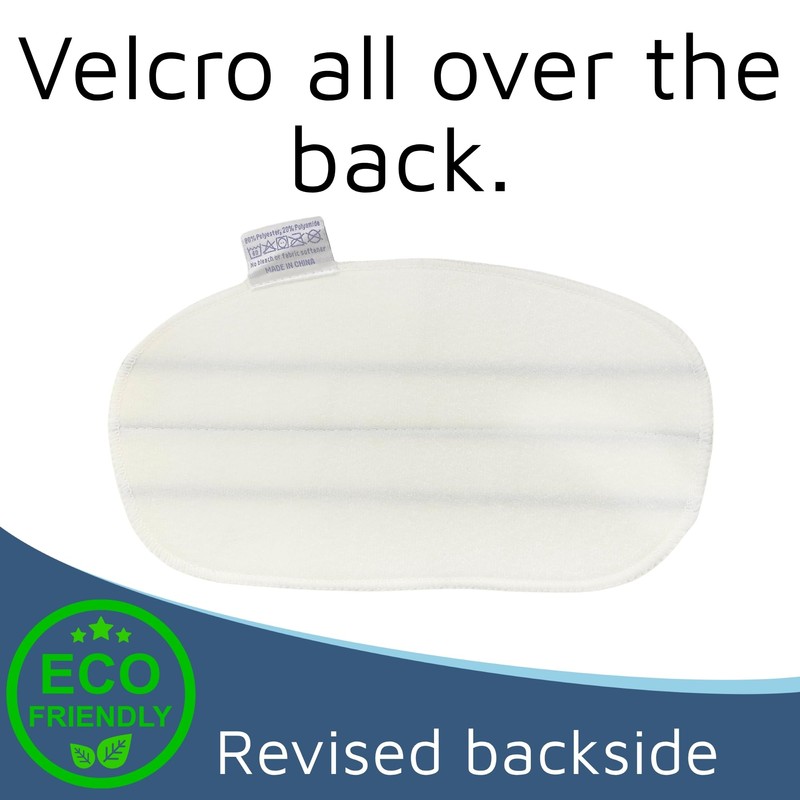 F Flammi 12 Pack Steam Mop Replacement Pad for PurSteam