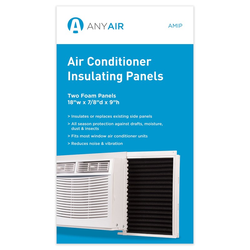 ANYAIR AMIP Window Air Conditioner Foam Insulating Panels, Pack of