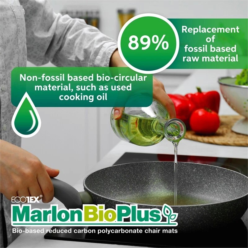 Floortex Ecotex BioPlus EcoFriendly CarbonNeutral Polycarb Chair Mat for Carpet