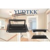 YUDTKK 2 Pack Zinc Alloy Recessed Pull Handles Container Handle