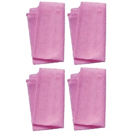 Aquasentials Exfoliating Bath Cloth (4 Pack) (Pink Only)