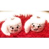 Toilet Paper Roll Ornaments (Set of Two) Crocheted, Novelty,