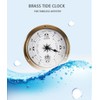 Valuegist Brass Nautical 4.5in Wall Clock, Wall Hanging Boat Using