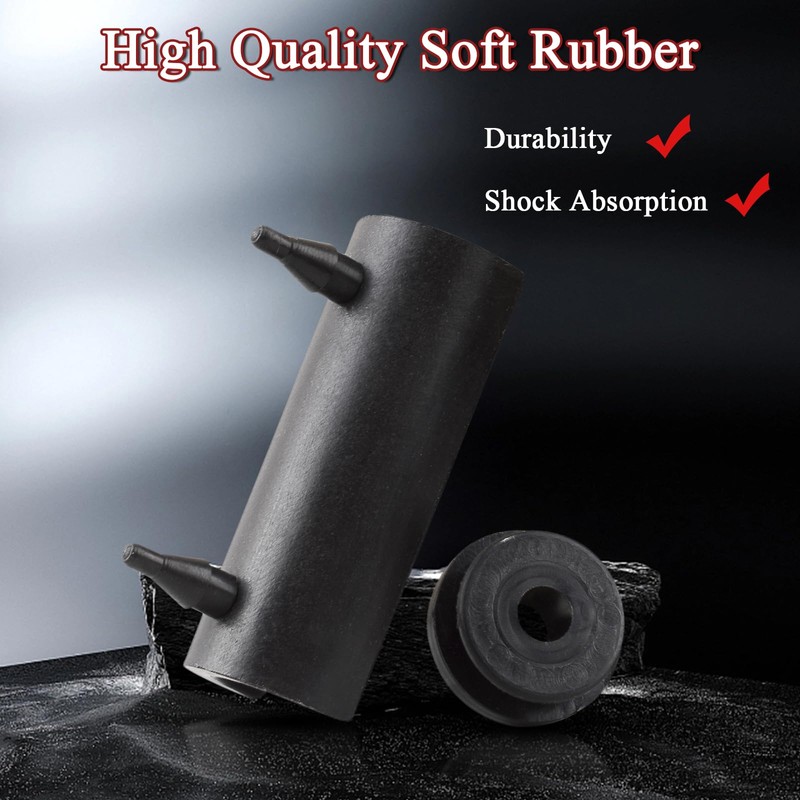 WOWTK Hard Saddlebag Rubber Grommets & Support Cushions Mounts for