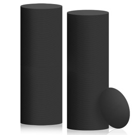 Disposable Paper Bar Coasters 400 Pcs Black 4 Inch Coasters for Drinks ，Absorbent & Non Slip for Bars, Restaurants, Family Gathering DIY Crafts Arts Wedding Use (Black)