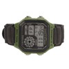 Digital Sport Watch Canvas Strap Luminous Waterproof Retro Sport Watch