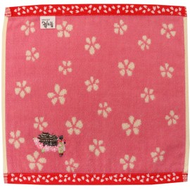 Fighters 佑 Japanese goods towel handkerchief Lush 庵 Embroidered 清水寺 Beige
