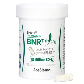 AceBiome BNRThin S30, Lactobacillus Gasseri BNR17, 10 Billion CFU Guaranteed, 30Capsules