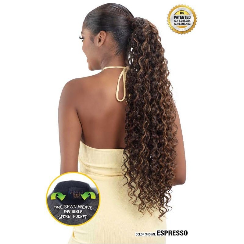 Shake-N-Go Organique Pony Pro Ponytail Spanish Curl 26" with Secret