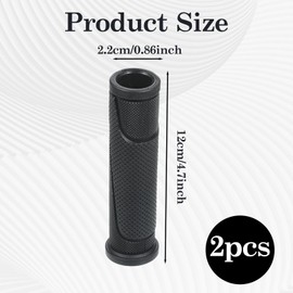 2 PCS Universal Rollator Hand Grip, Wheelchair Hand Grips Anti-Slip Rolling Walker Hands Grips Replacement Parts for Rollators and Wheelchair, Rollator Walker Hands Grip for Seniors, Mobility Impaired