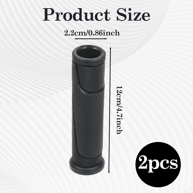 2 PCS Universal Rollator Hand Grip, Wheelchair Hand Grips Anti-Slip