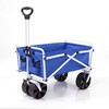 YSC Folding Beach Wagon – Collapsible Cart with Wheels –