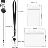 6 Pack Retractable Badge Lanyards and ID Badge Holder, Cruise