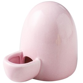 RYOHIN Lab Water Supply, Small Animals, Hamster, Standing Type, Pottery, Collapsible, Gravity Type, Water Tank, For Small Birds, Hedgehogs, 1 Piece (Pink)