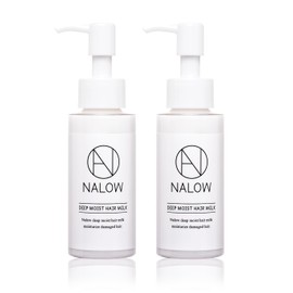 NALOW Hair Milk, Non-Rinsing Treatment, 2.8 fl oz (80 ml), Evolution of Hair Oil for Moist and Shiny Hair (Set of 2)