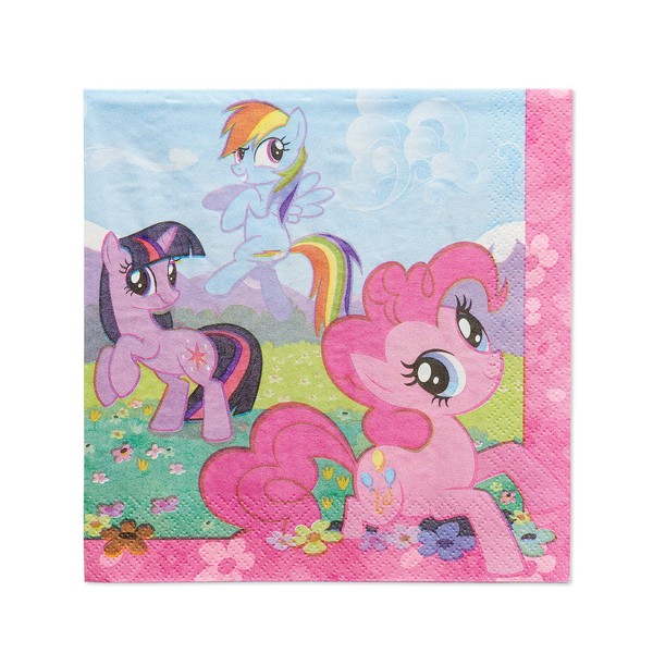 American Greetings My Little Pony Party Supplies, Paper Lunch Napkins (48-Count)